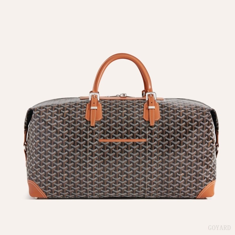 Black / Brown Goyard Bowling 55 bag | TVSZ9119