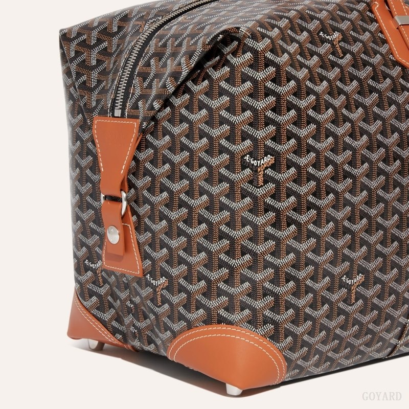 Black / Brown Goyard Bowling 55 bag | TVSZ9119