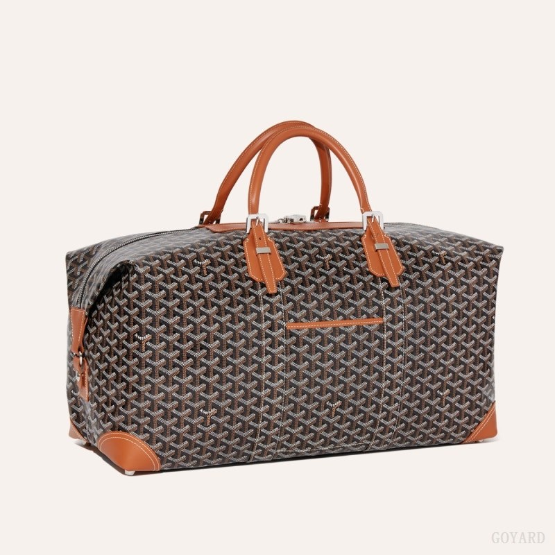 Black / Brown Goyard Bowling 55 bag | TVSZ9119