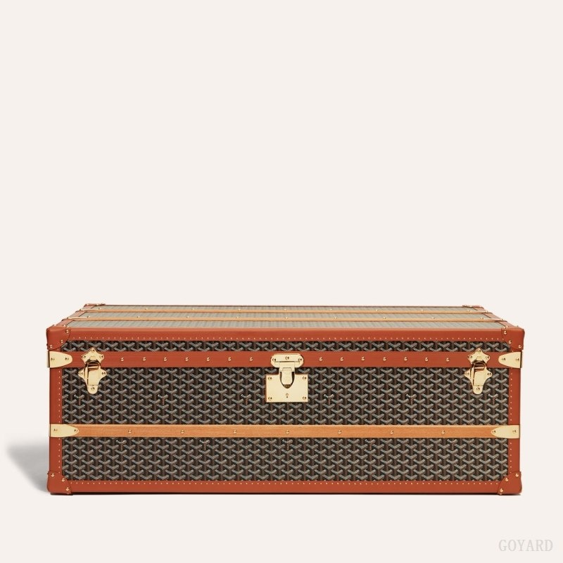 Black / Brown Goyard CABINE TRUNK | IUDS0002