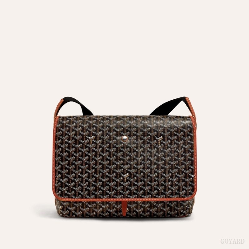 Black / Brown Goyard CAPETIEN MM MESSENGER BAG | JOBI2955