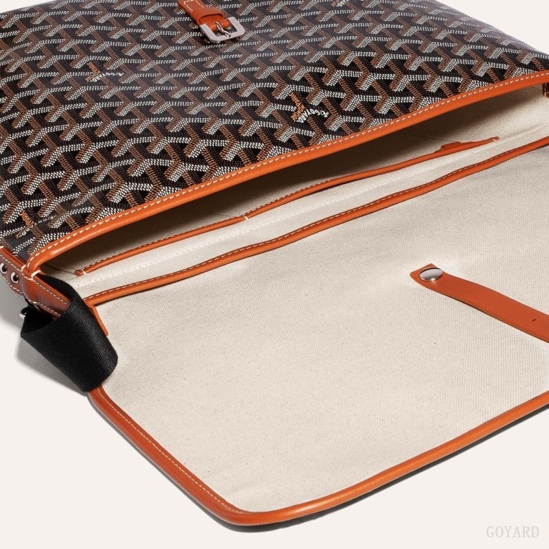 Black / Brown Goyard CAPETIEN MM MESSENGER BAG | JOBI2955