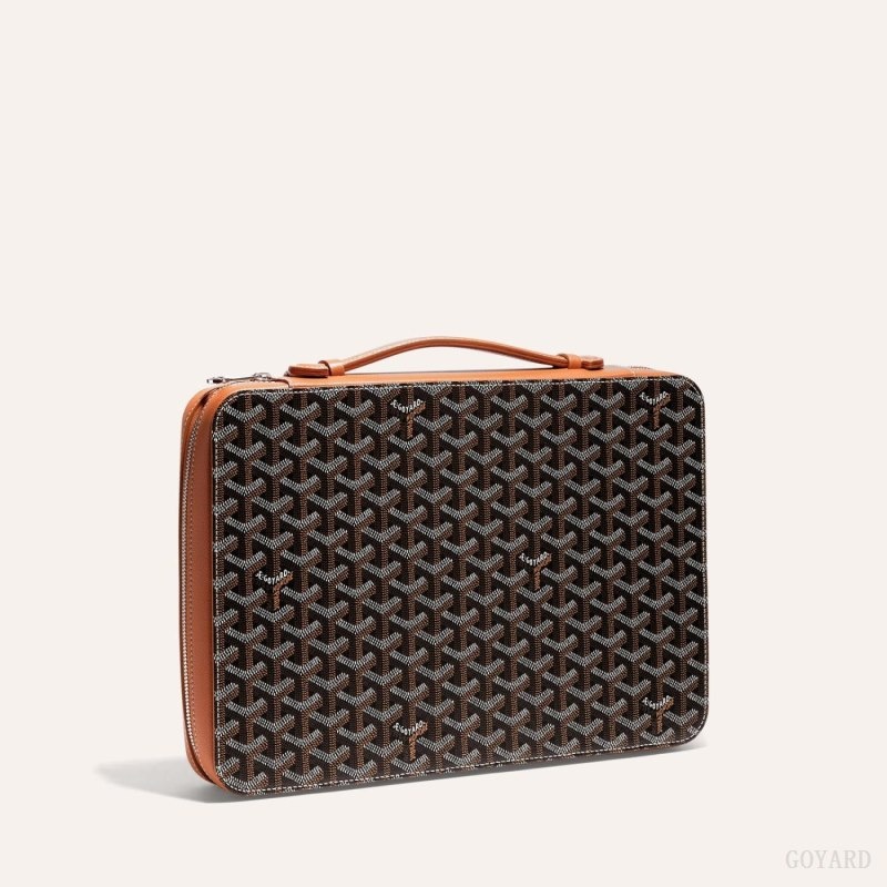 Black / Brown Goyard COMPAGNON UNIVERSEL A4 | YWBD9361