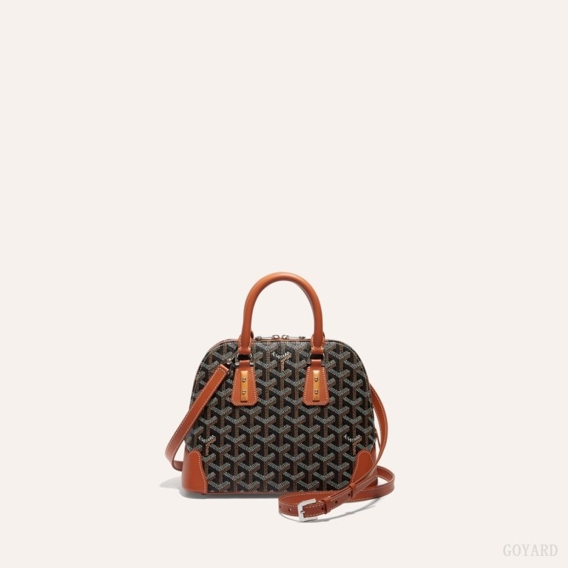 Black / Brown Goyard CUIR PM STRAP | JCUU3449