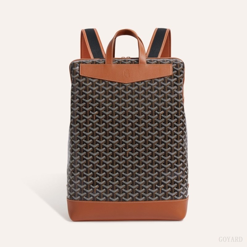 Black / Brown Goyard Cisalpin Backpack | NLHT2077