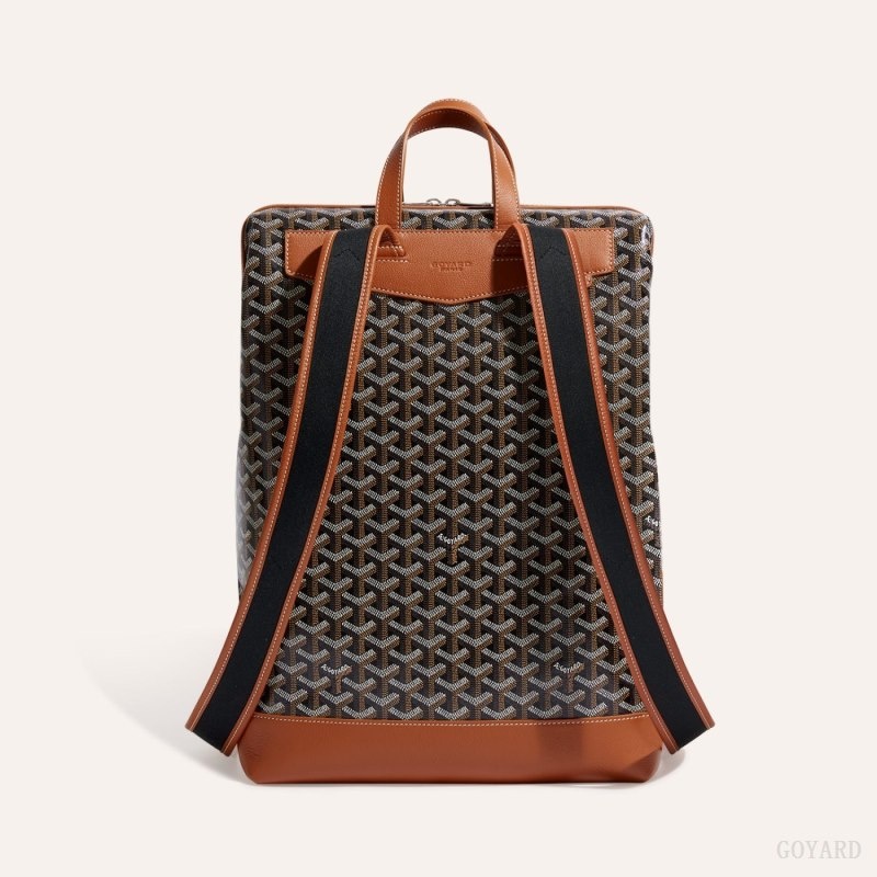 Black / Brown Goyard Cisalpin Backpack | NLHT2077