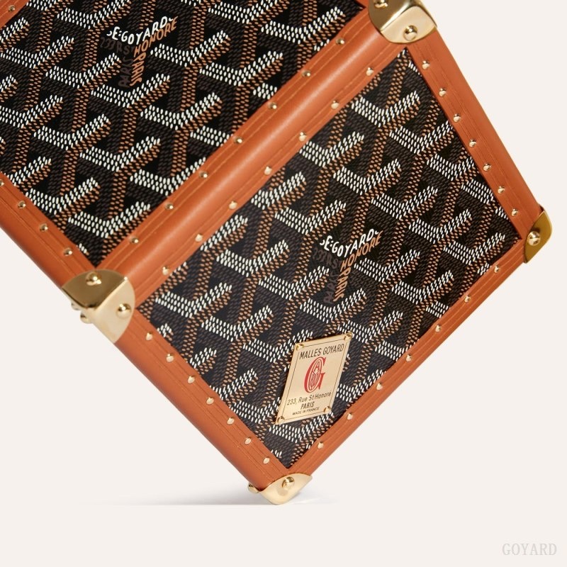 Black / Brown Goyard Dé Trunk Bag | YYKZ9447