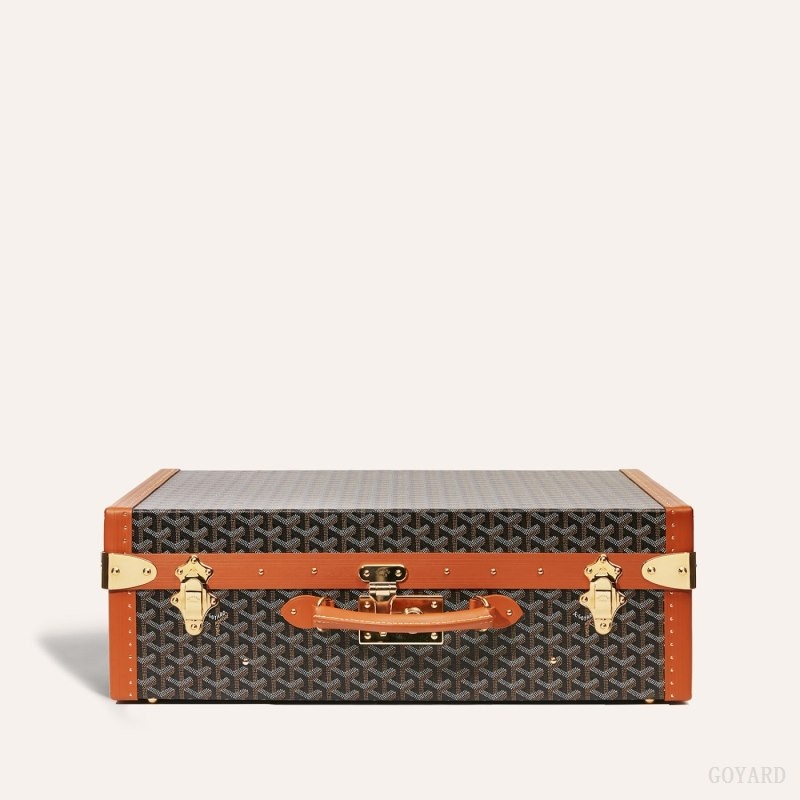 Black / Brown Goyard GRAND HÔTEL 55 CASE | YJKL8252