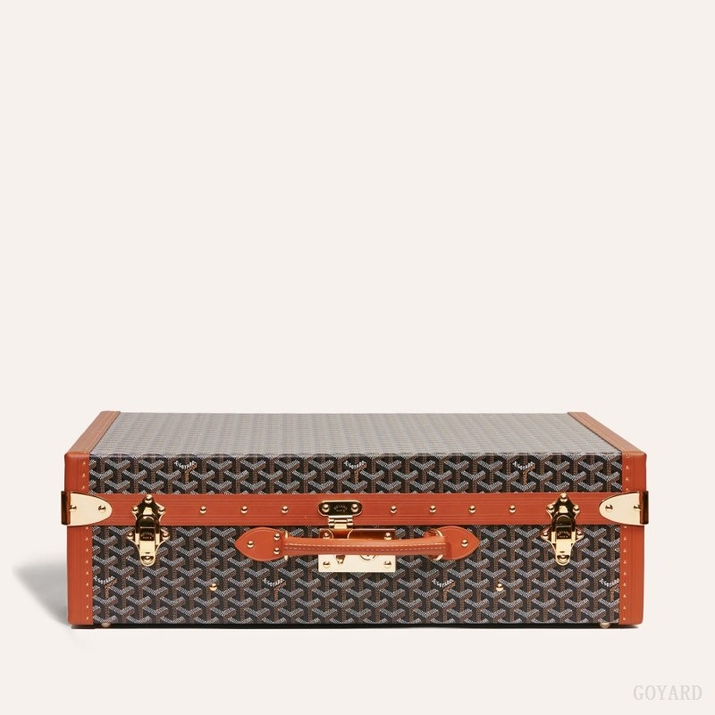 Black / Brown Goyard GRAND HÔTEL 60 CASE | ILTN7062