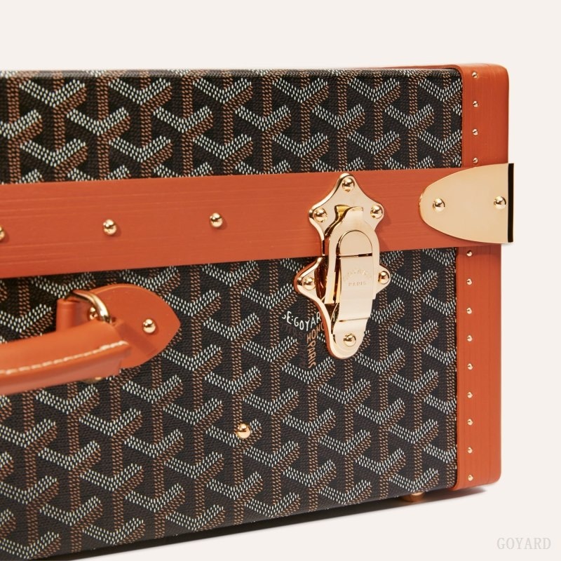 Black / Brown Goyard GRAND HÔTEL 60 CASE | ILTN7062