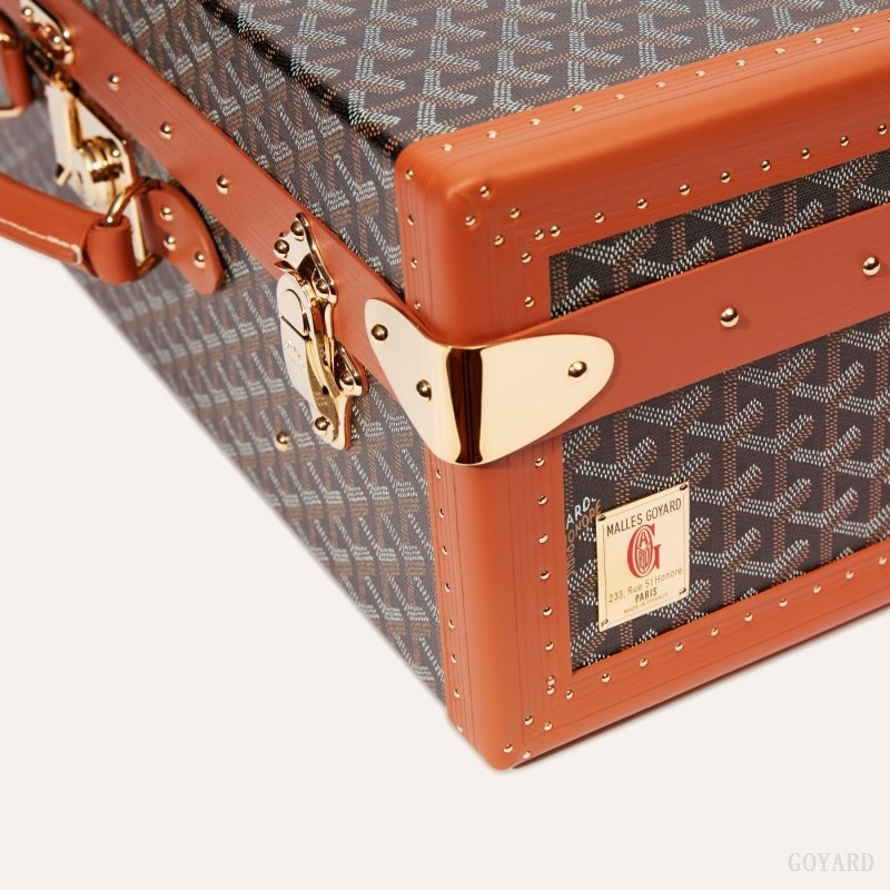 Black / Brown Goyard GRAND HÔTEL 60 CASE | ILTN7062