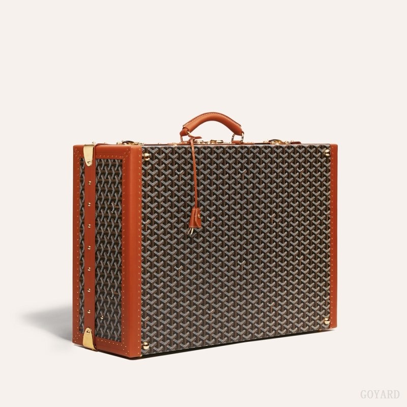 Black / Brown Goyard GRAND HÔTEL 60 CASE | ILTN7062