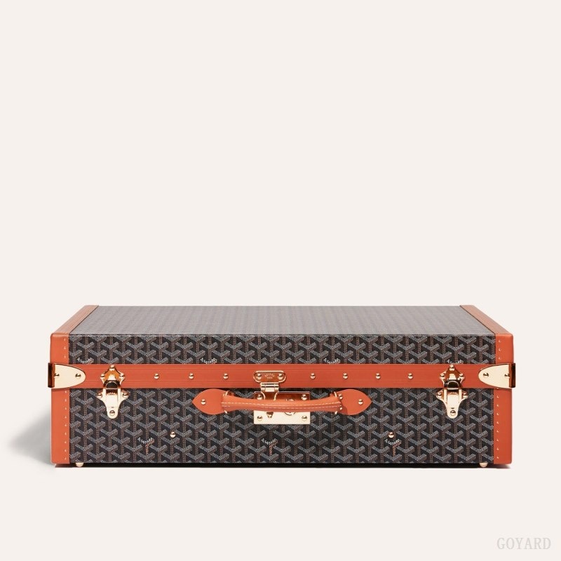 Black / Brown Goyard GRAND HÔTEL 65 CASE | TKAC9213