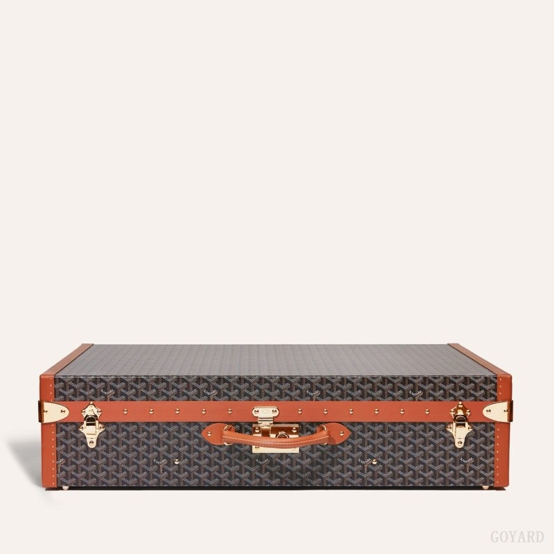 Black / Brown Goyard GRAND HÔTEL 80 CASE | NUXT0759