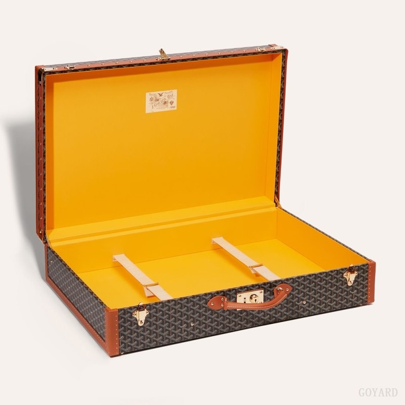 Black / Brown Goyard GRAND HÔTEL 80 CASE | NUXT0759