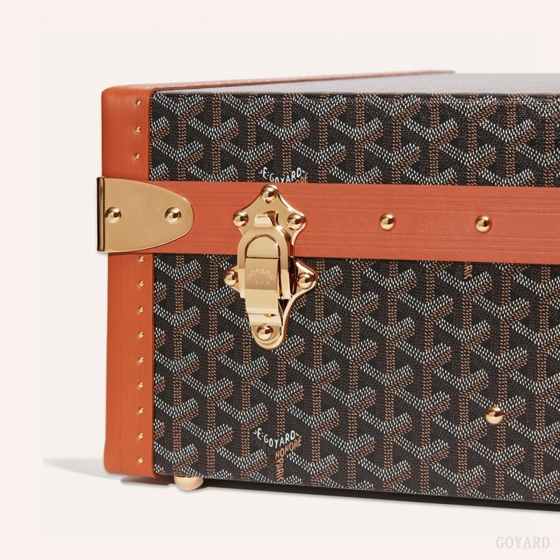 Black / Brown Goyard GRAND HÔTEL 80 CASE | NUXT0759