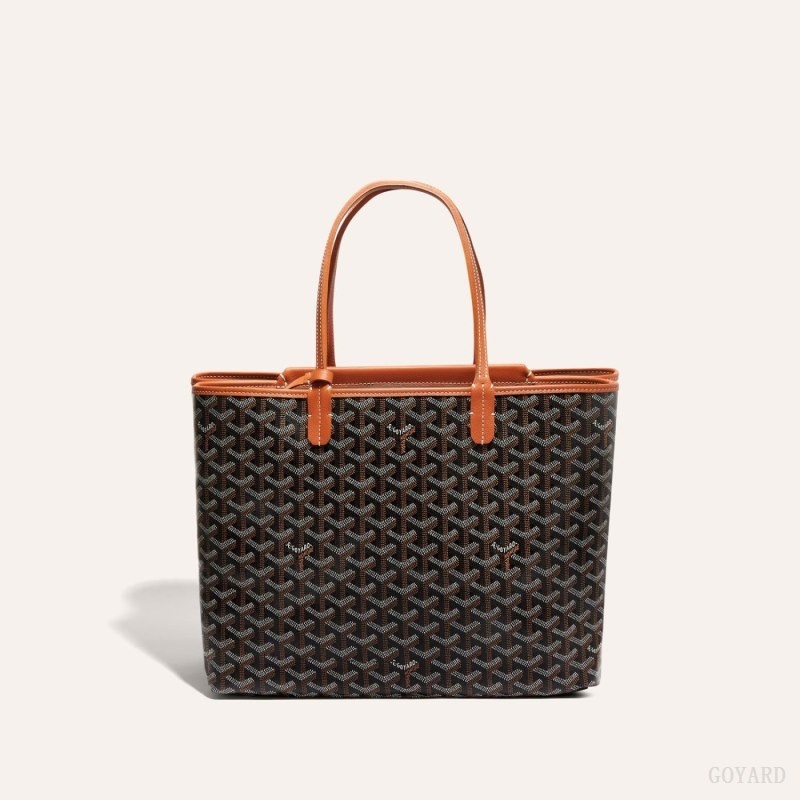 Black / Brown Goyard ISABELLE BAG | FRLM9117