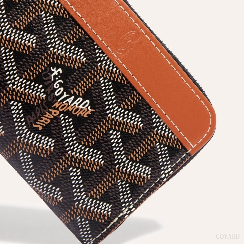 Black / Brown Goyard MATIGNON MINI WALLET | TDNY6194