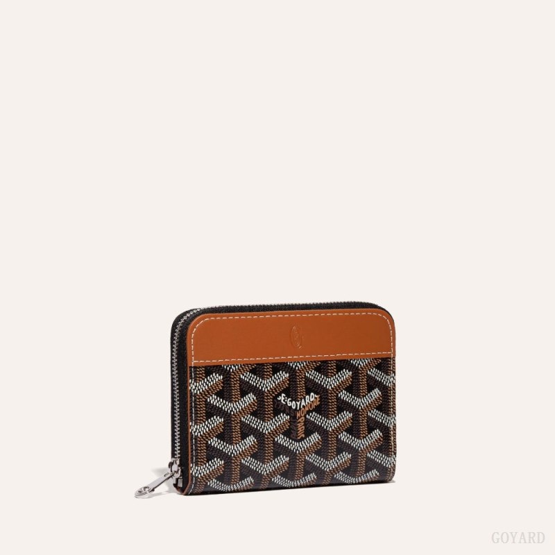 Black / Brown Goyard MATIGNON PM WALLET | ZENL2531