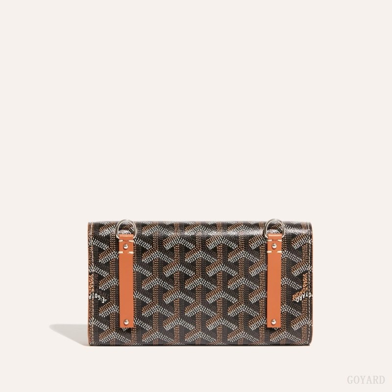 Black / Brown Goyard Monte-Carlo Mini Case | RFKH9423