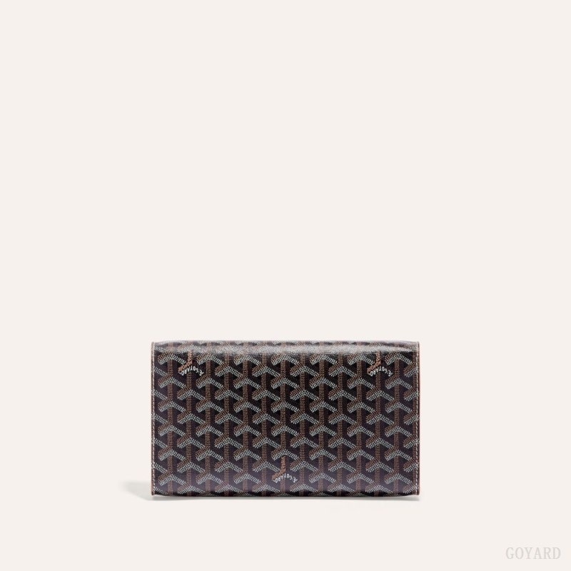 Black / Brown Goyard Monte-Carlo PM Clutch | PBSL8556