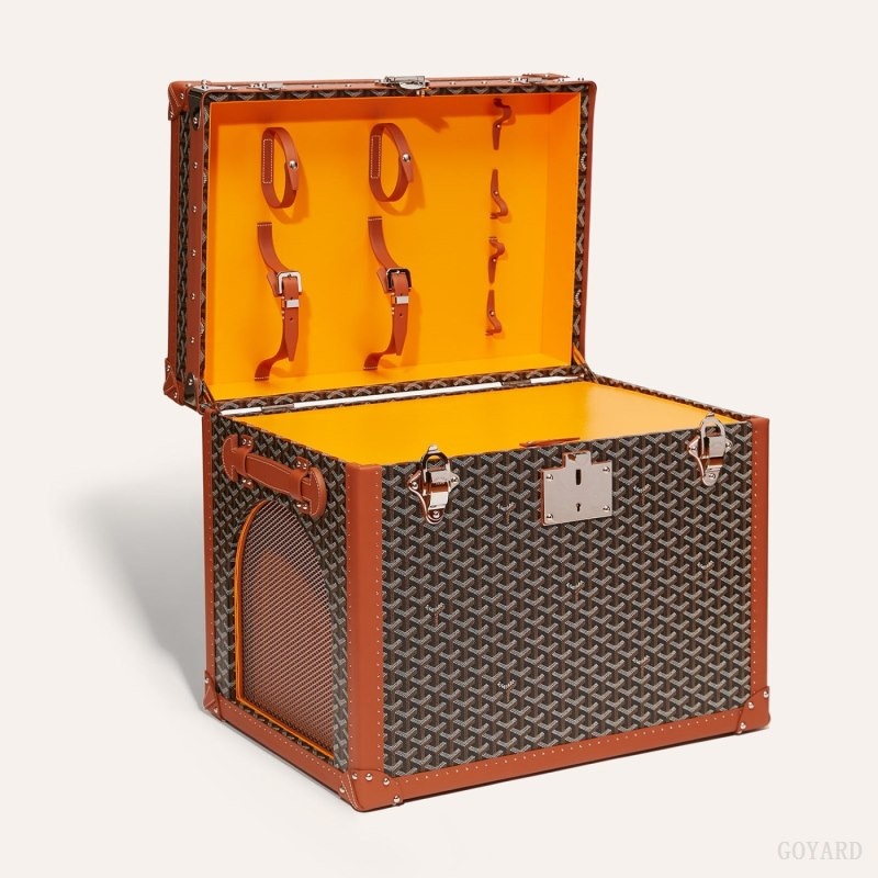 Black / Brown Goyard NICHE TRUNK | LQAZ1832