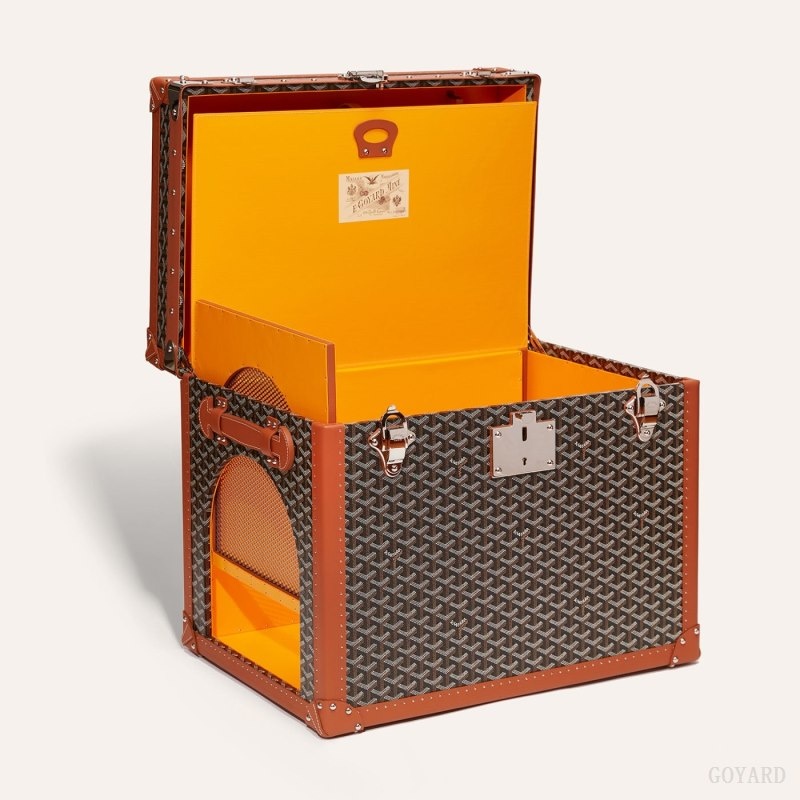 Black / Brown Goyard NICHE TRUNK | LQAZ1832