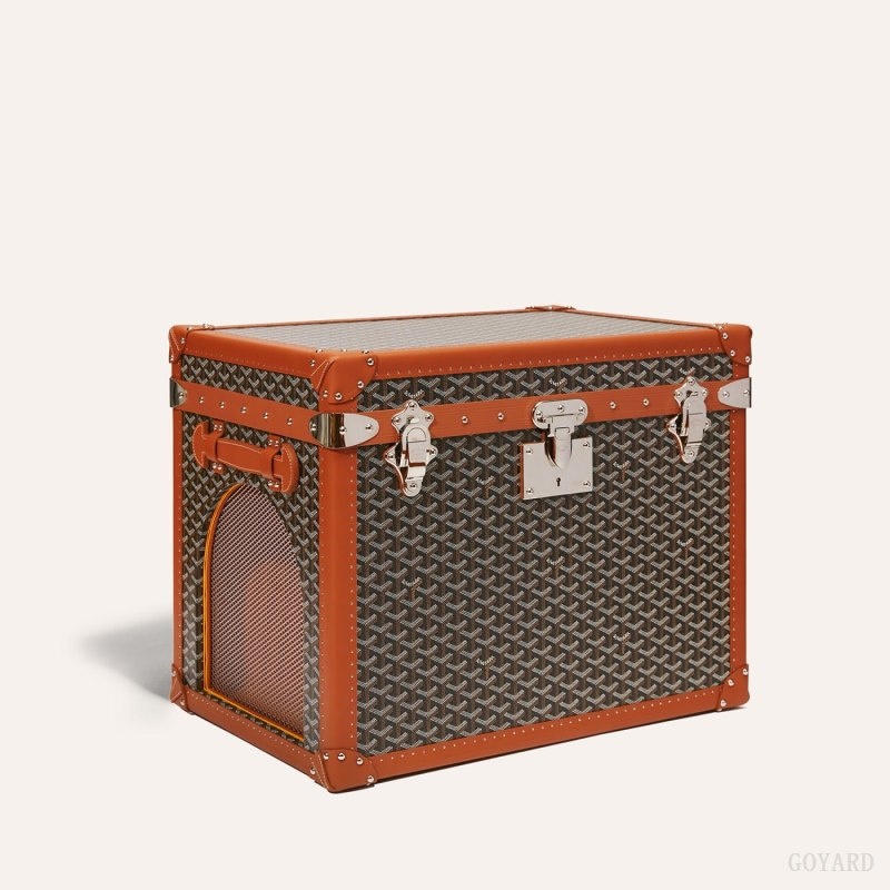 Black / Brown Goyard NICHE TRUNK | LQAZ1832