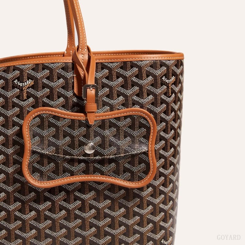 Black / Brown Goyard Os Grey Dog pocket | GFFU9669