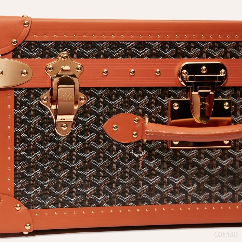 Black / Brown Goyard PALACE 55 SUITCASE | NQTI5350