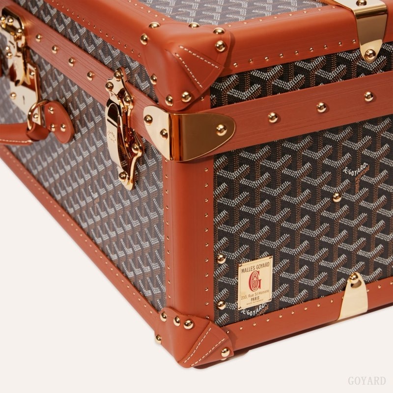 Black / Brown Goyard PALACE 70 SUITCASE | GDFD3284