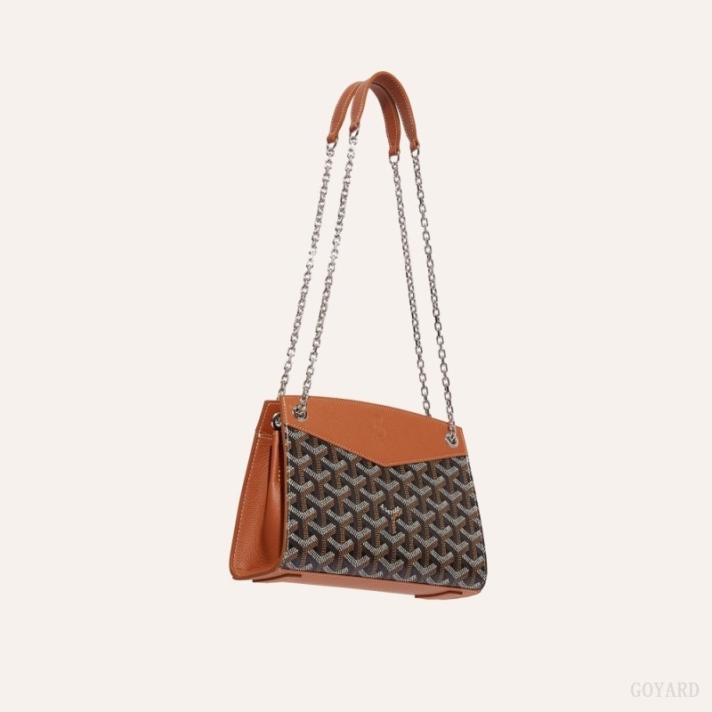 Black / Brown Goyard Rouette Structuré Mini Bag | SOTE9448