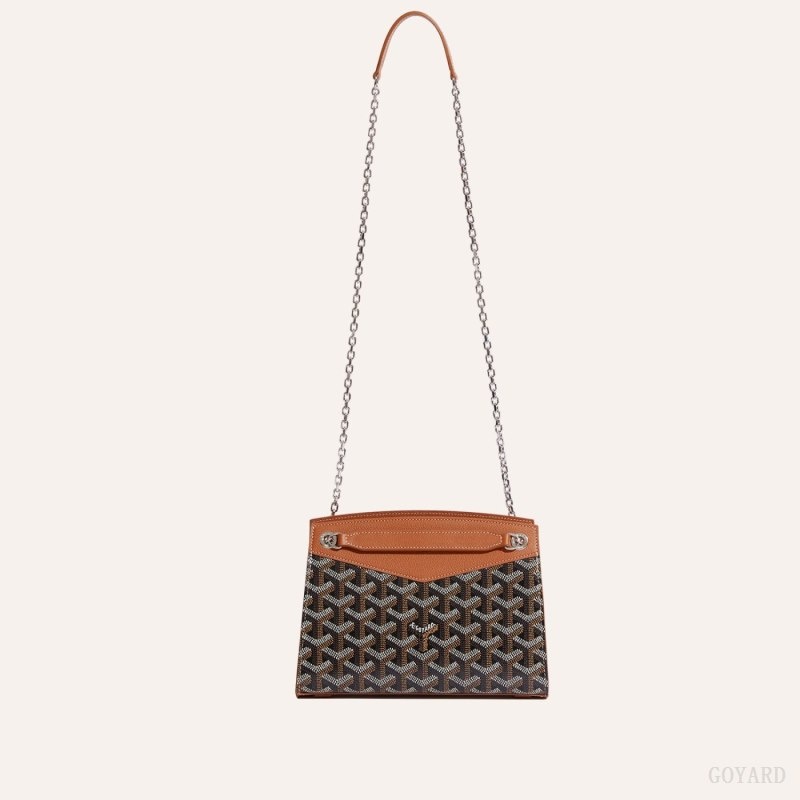 Black / Brown Goyard Rouette Structuré Mini Bag | SOTE9448