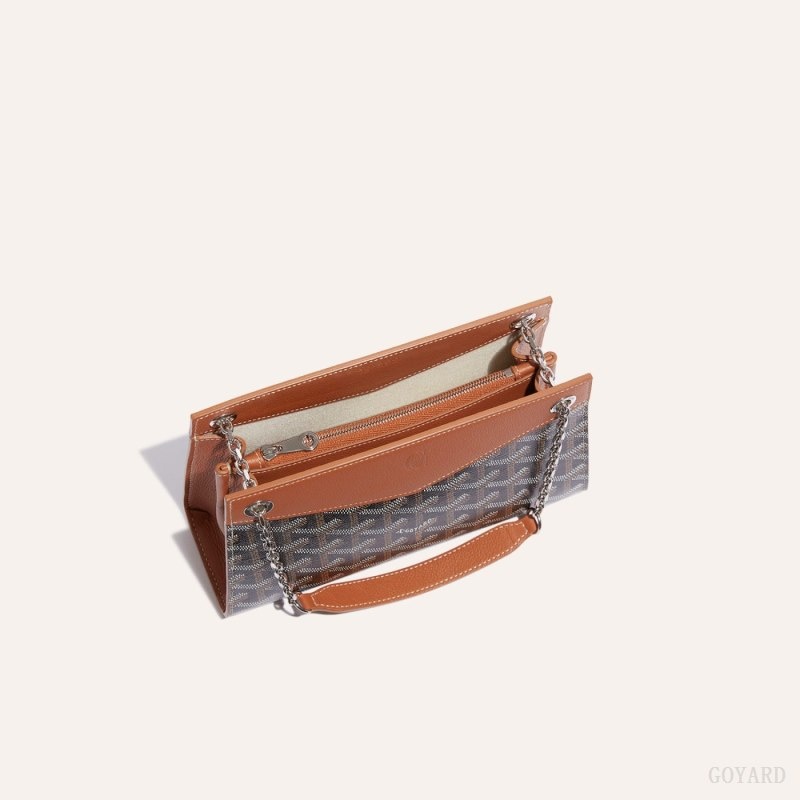 Black / Brown Goyard Rouette Structuré Mini Bag | SOTE9448