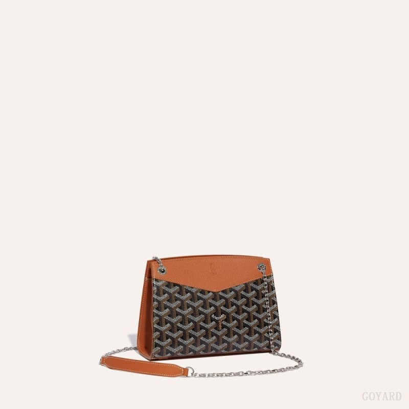 Black / Brown Goyard Rouette Structuré Mini Bag | SOTE9448