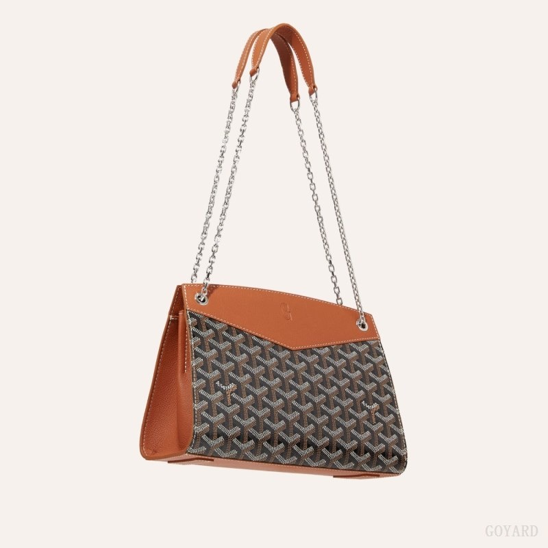 Black / Brown Goyard Rouette Structuré PM Bag | BNDQ3525