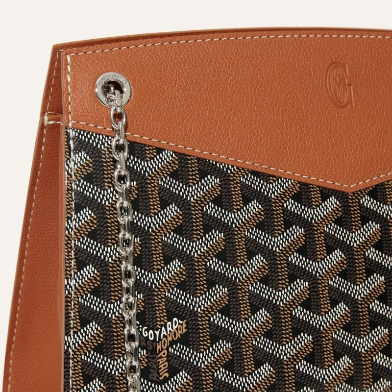 Black / Brown Goyard Rouette Structuré PM Bag | BNDQ3525