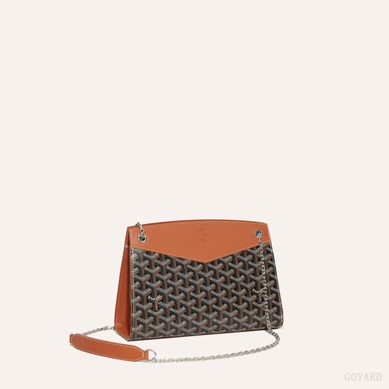 Black / Brown Goyard Rouette Structuré PM Bag | BNDQ3525