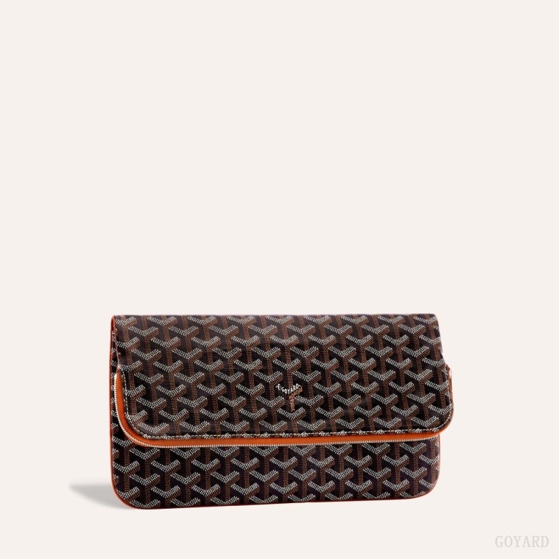 Black / Brown Goyard SAINTE-MARIE CLUTCH | JWDL4936