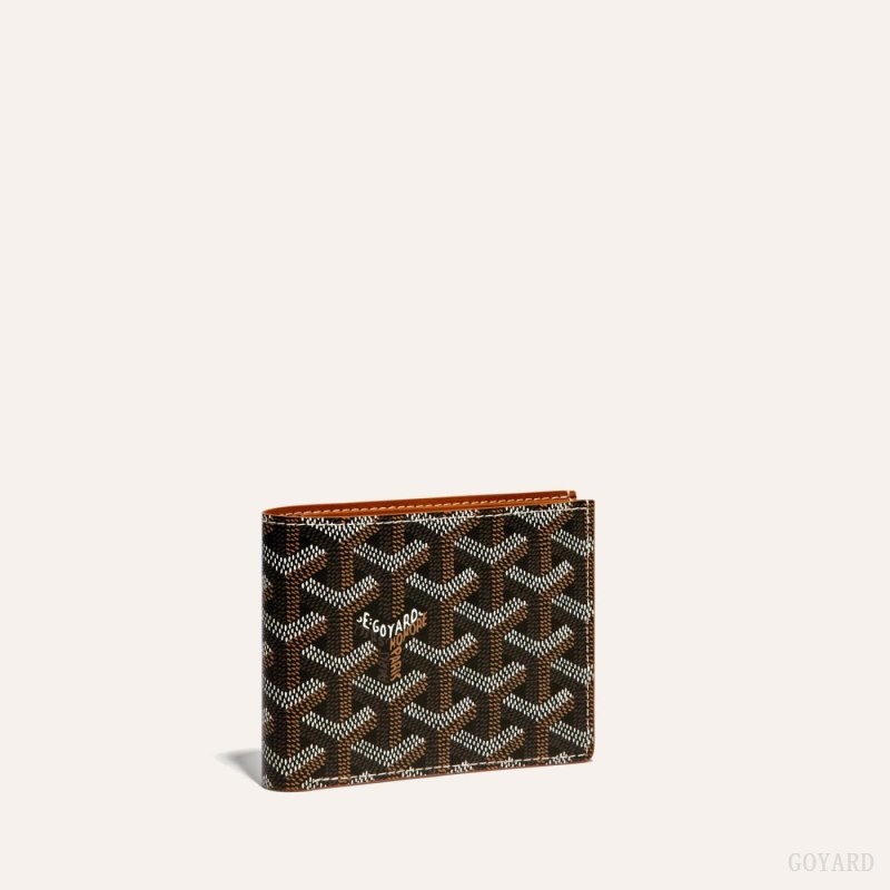 Black / Brown Goyard SAINT-FLORENTIN WALLET | DBET5887