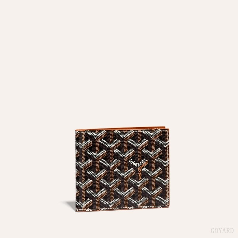 Black / Brown Goyard SAINT-THOMAS BILL FOLD | TMWB4511