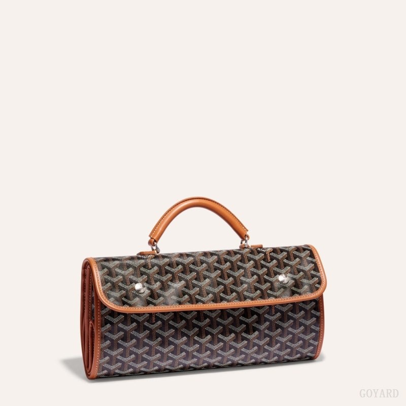 Black / Brown Goyard SAINT LEGER BACKPACK | MPRX1577