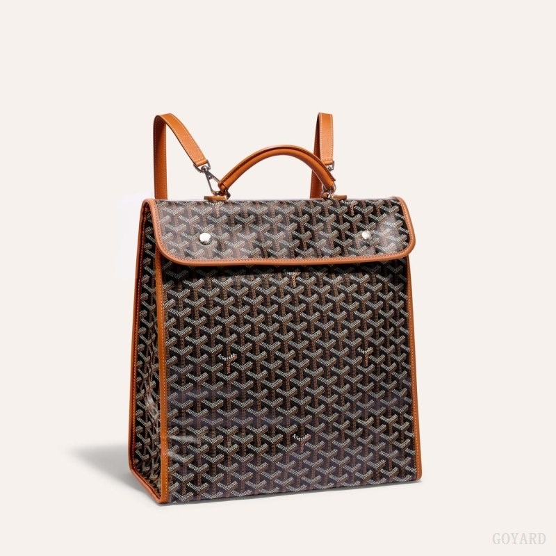 Black / Brown Goyard SAINT LEGER BACKPACK | MPRX1577