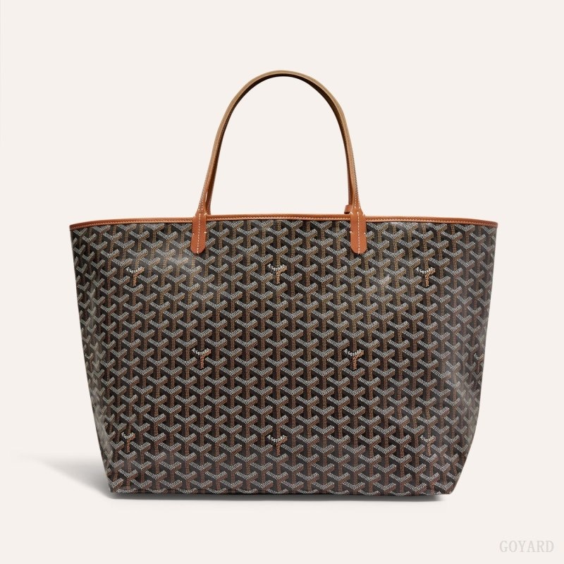 Black / Brown Goyard SAINT LOUIS GM BAG | ANME6569