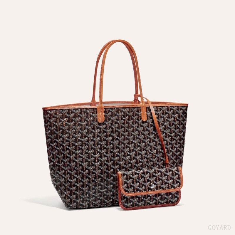 Black / Brown Goyard SAINT LOUIS PM BAG | TZSR5568