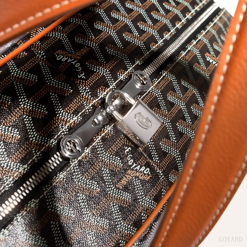 Black / Brown Goyard SAVILE ROW GARMENT BAG | QHFR5806