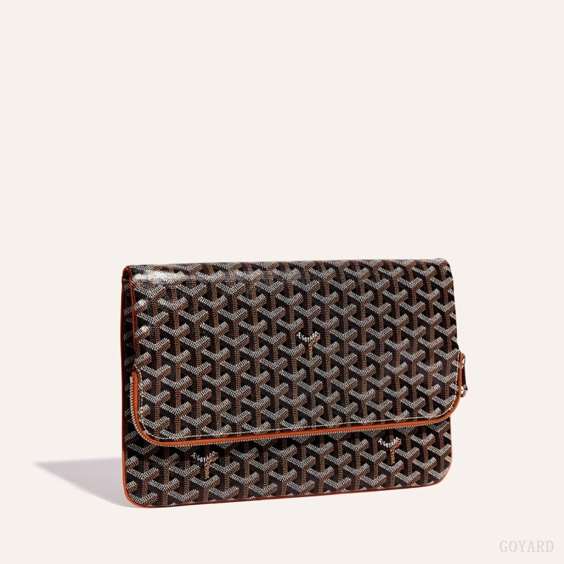 Black / Brown Goyard Sainte-Marie GM Clutch | DNMI0630