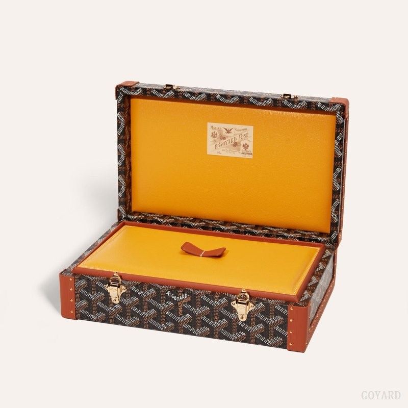 Black / Brown Goyard VENDÔME JEWELLERY CASE | CBJL4001