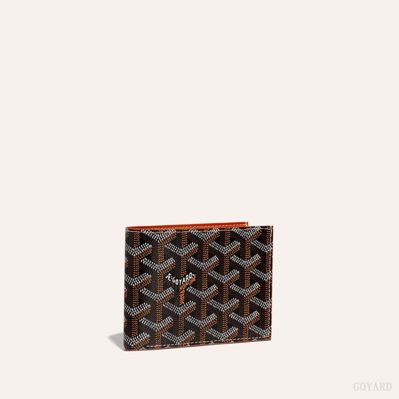 Black / Brown Goyard VICTOIRE WALLET | CWRE2007