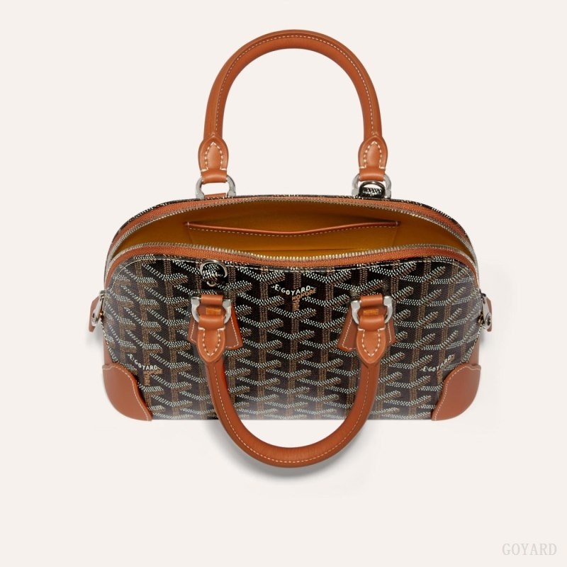 Black / Brown Goyard Vendôme Mini Bag | USEZ9832